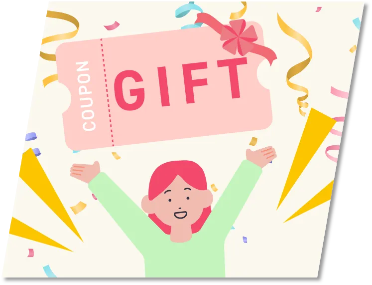 ポイント３うれしい特典付き！